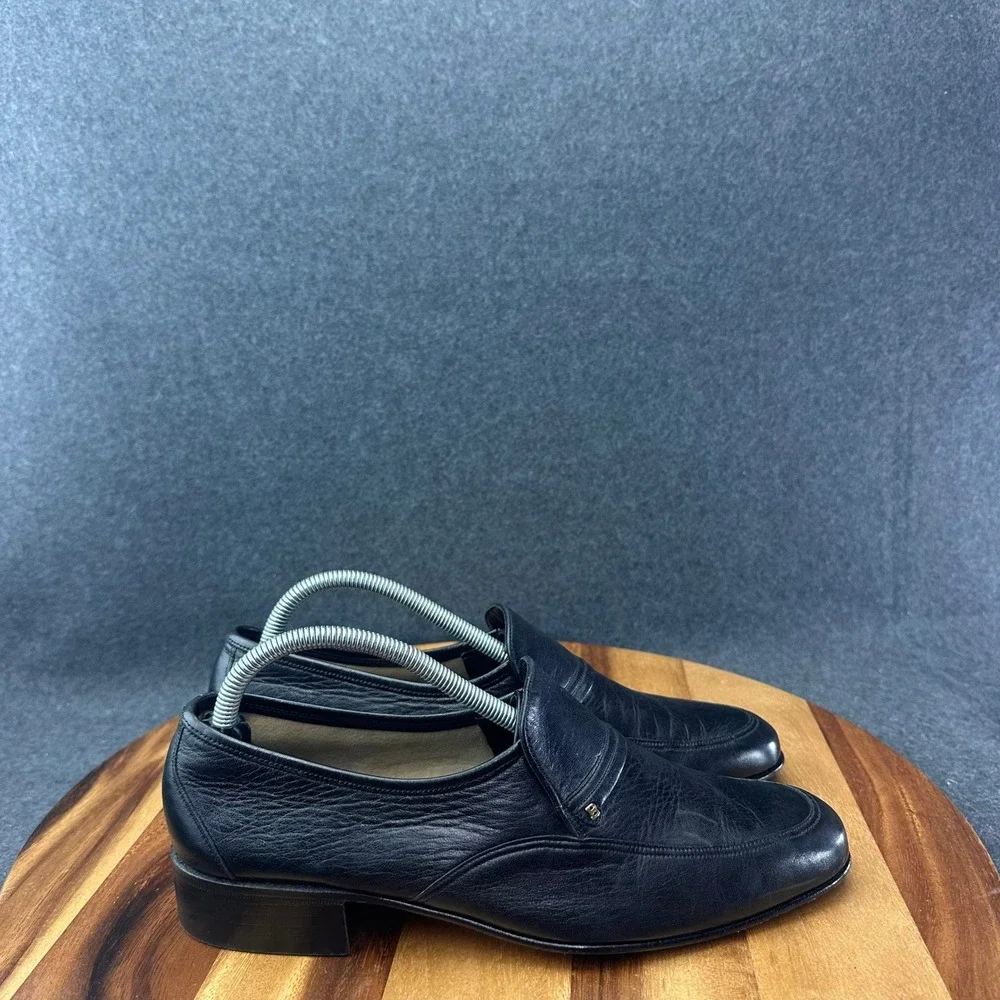 Bally of Switzerland Continentals Sligo Black Leather Loafers Mens 9N 518599